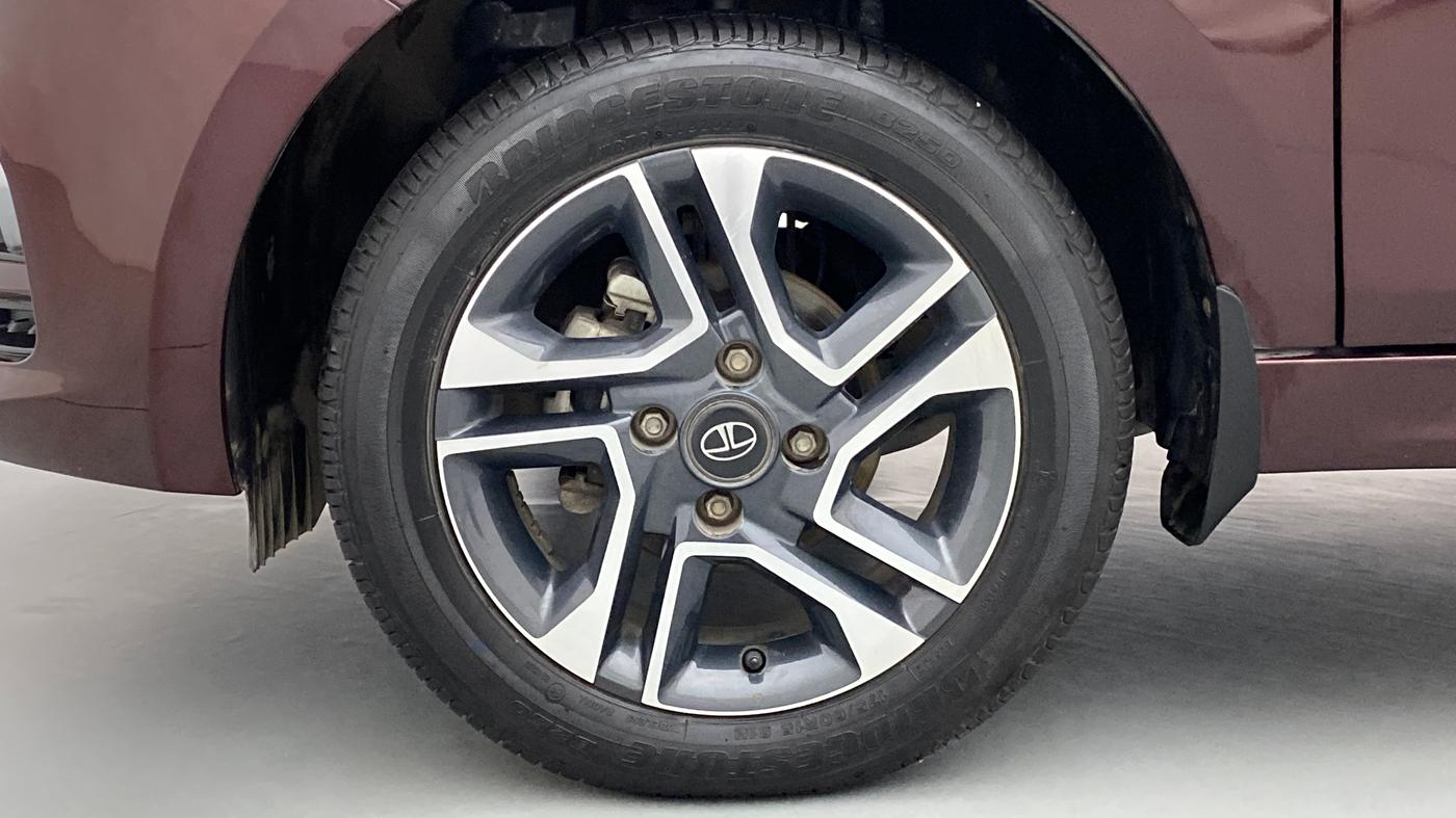 2021 Tata TIGOR 1.2 XZA+ RTN, Petrol, Automatic, 11,071 km, Left Front Wheel