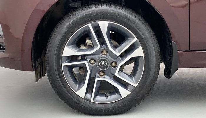 2021 Tata TIGOR 1.2 XZA+ RTN, Petrol, Automatic, 11,071 km, Left Front Wheel