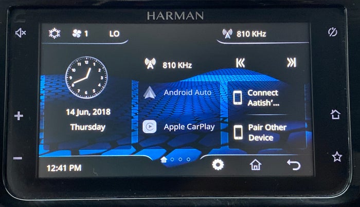 2021 Tata TIGOR 1.2 XZA+ RTN, Petrol, Automatic, 11,071 km, Infotainment System
