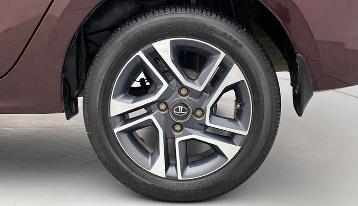 2021 Tata TIGOR 1.2 XZA+ RTN, Petrol, Automatic, 11,071 km, Left Rear Wheel