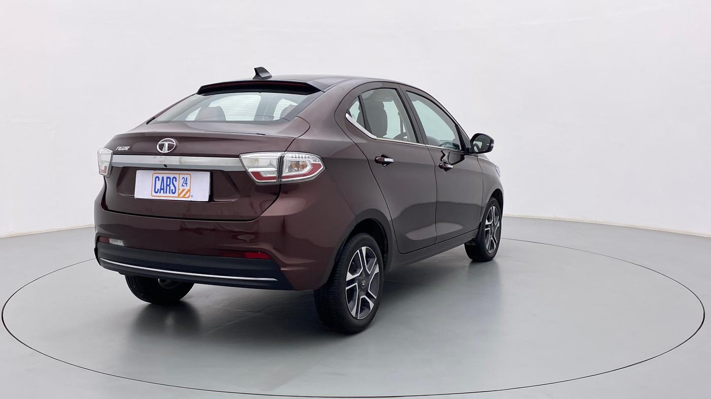 2021 Tata TIGOR 1.2 XZA+ RTN, Petrol, Automatic, 11,071 km, Right Back Diagonal