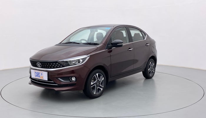2021 Tata TIGOR 1.2 XZA+ RTN, Petrol, Automatic, 11,071 km, Left Front Diagonal