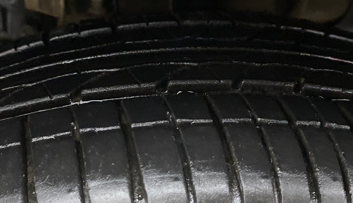 2021 Tata TIGOR 1.2 XZA+ RTN, Petrol, Automatic, 11,071 km, Left Front Tyre Tread