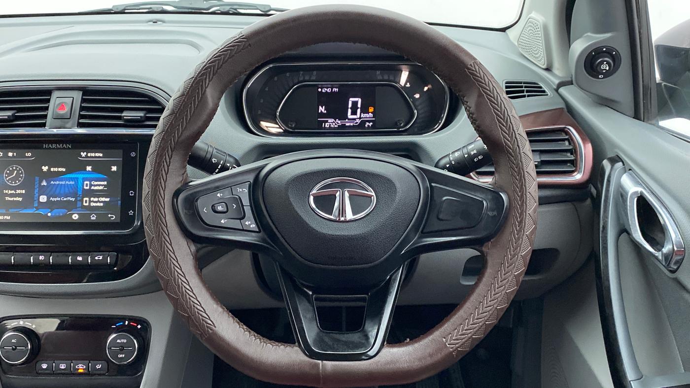 2021 Tata TIGOR 1.2 XZA+ RTN, Petrol, Automatic, 11,071 km, Steering Wheel Close Up