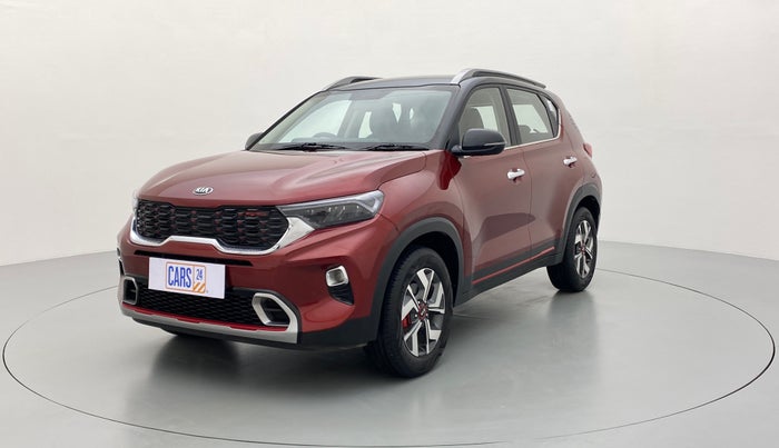 2020 KIA SONET GTX + 1.0 IMT, Petrol, Manual, 14,135 km, Left Front Diagonal