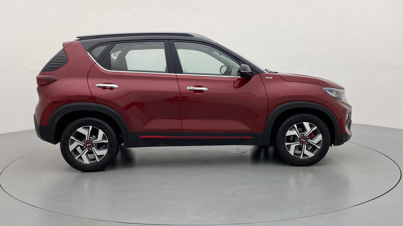 2020 KIA SONET GTX + 1.0 IMT, Petrol, Manual, 14,135 km, Right Side View
