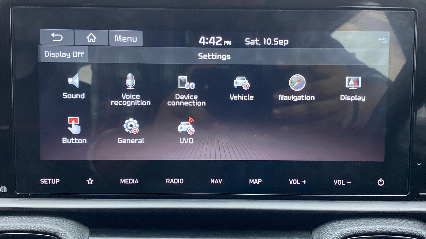 2020 KIA SONET GTX + 1.0 IMT, Petrol, Manual, 14,135 km, Touchscreen Infotainment System