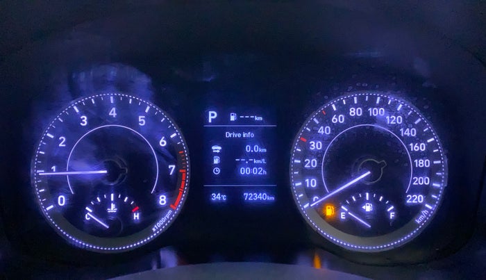 2019 Hyundai VENUE SX PLUS 1.0 TURBO DCT, Petrol, Automatic, 72,340 km, Odometer Image