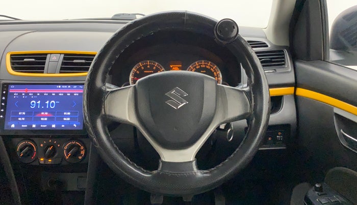 2015 Maruti Swift VXI, Petrol, Manual, 66,496 km, Steering Wheel Close Up