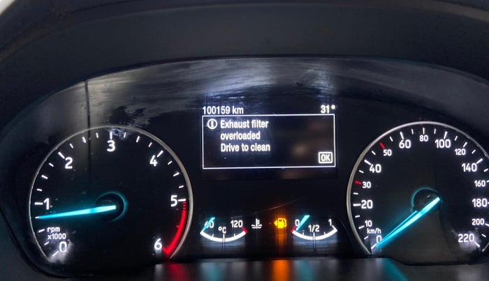 2021 Ford Ecosport TITANIUM 1.5L SPORTS(SUNROOF) DIESEL, Diesel, Manual, 1,00,150 km, Odometer Image