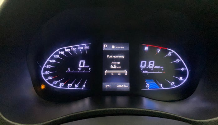 2021 Hyundai Verna SX (O) 1.5 VTVT IVT, Petrol, Automatic, 28,655 km, Odometer Image
