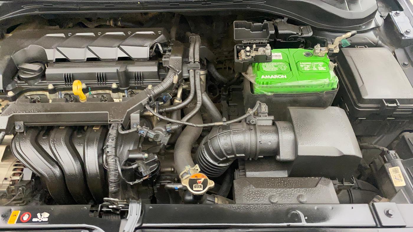 2021 Hyundai Verna SX (O) 1.5 VTVT IVT, Petrol, Automatic, 28,655 km, Engine View - Left