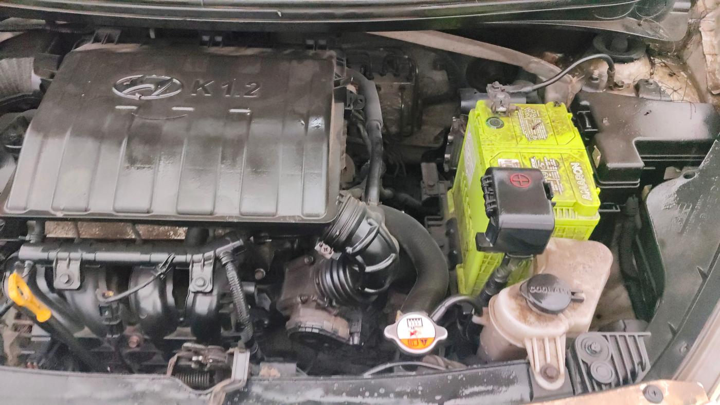 2014 Hyundai Xcent S (O) 1.2, Petrol, Manual, 48,896 km, Engine View - Left