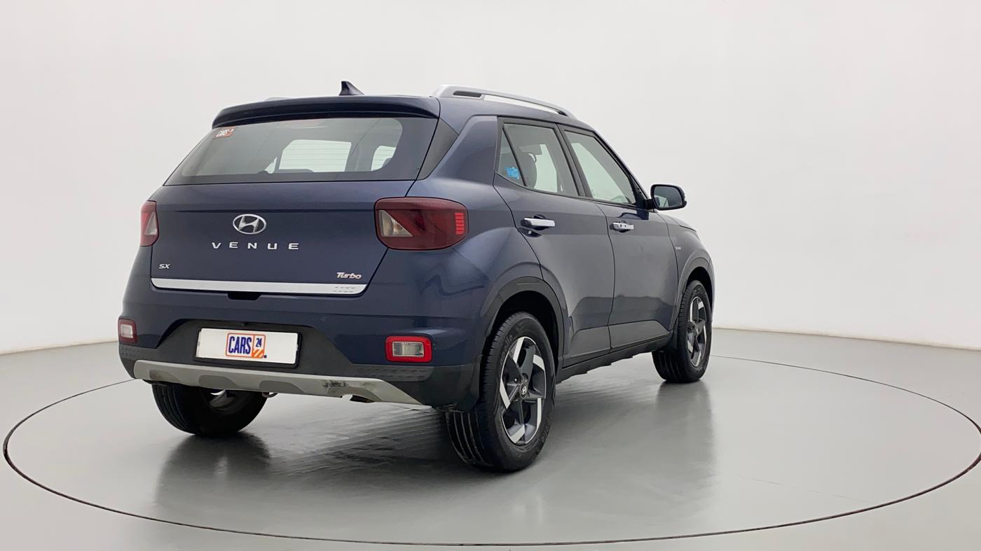 2019 Hyundai VENUE SX PLUS 1.0 TURBO DCT, Petrol, Automatic, 60,431 km, Right Back Diagonal