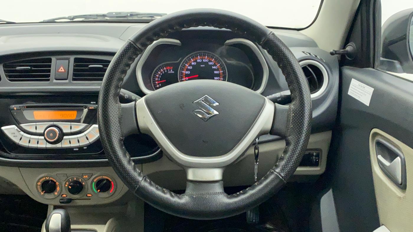 2015 Maruti Alto K10 VXI AMT, Petrol, Automatic, 17,597 km, Steering Wheel Close Up