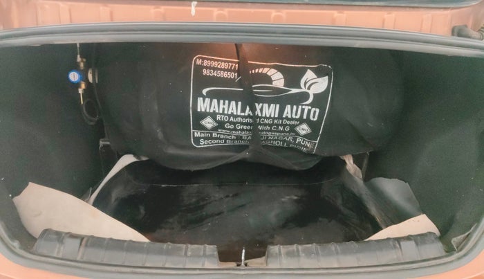 2017 Tata TIGOR XZ (O) PETROL, CNG, Manual, 1,13,119 km, Boot Inside