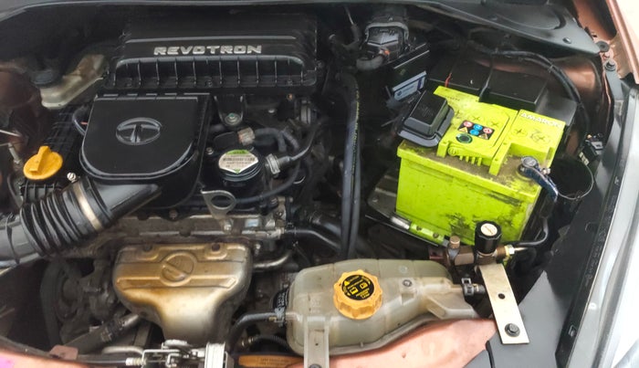 2017 Tata TIGOR XZ (O) PETROL, CNG, Manual, 1,13,119 km, Engine View - Left