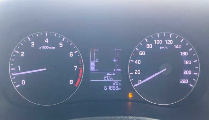 2019 Hyundai Creta E PLUS 1.6 PETROL, Petrol, Manual, 61,822 km, Odometer Image