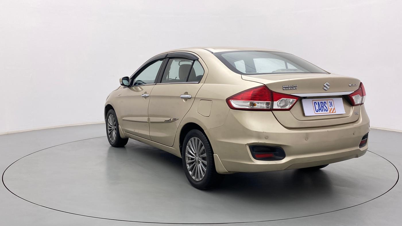 2016 Maruti Ciaz ZXI+ AT, CNG, Automatic, 87,335 km, Left Back Diagonal