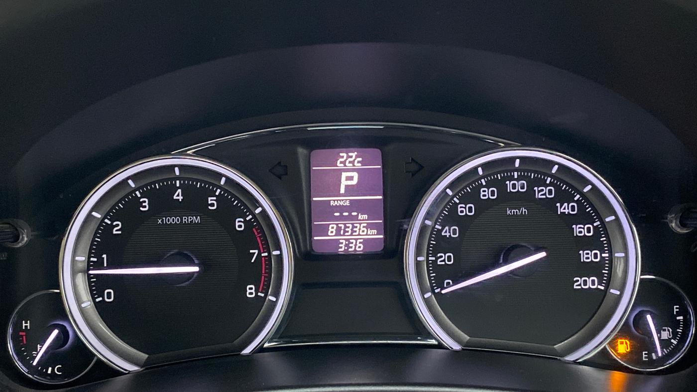 2016 Maruti Ciaz ZXI+ AT, CNG, Automatic, 87,335 km, Odometer Image