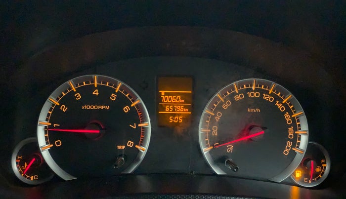 2014 Maruti Swift VXI, Petrol, Manual, 65,961 km, Odometer Image