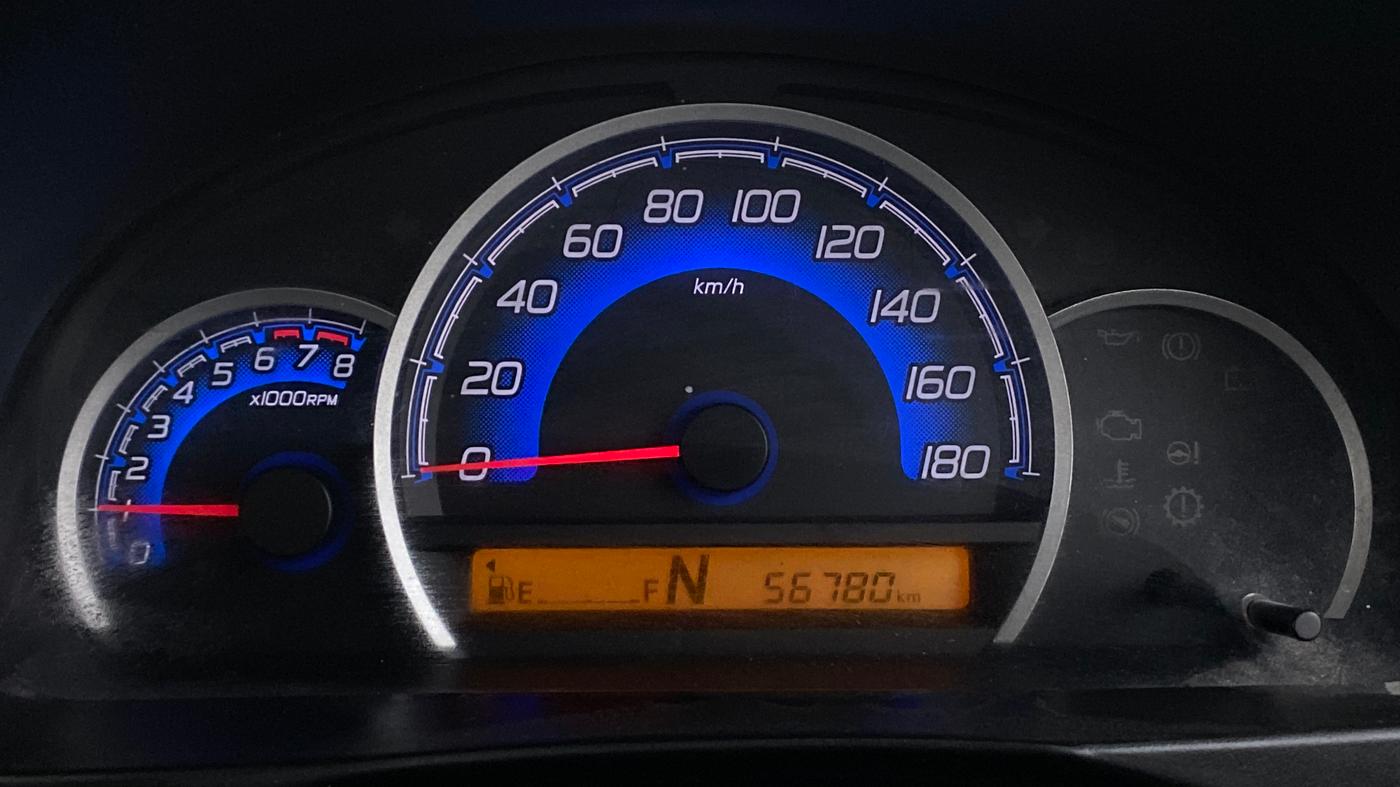 2018 Maruti Wagon R 1.0 VXI AMT, Petrol, Automatic, 56,776 km, Odometer Image