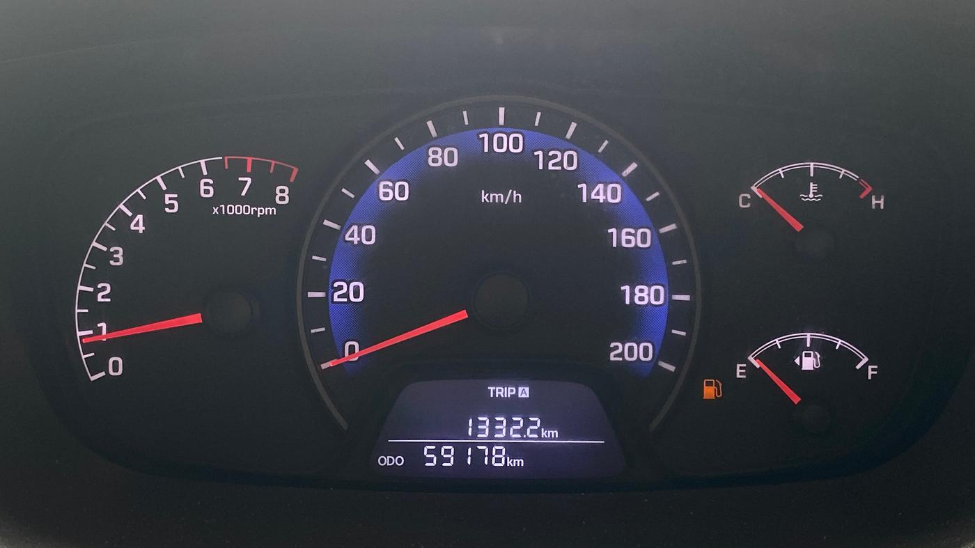2017 Hyundai Xcent S 1.2, Petrol, Manual, 59,115 km, Odometer Image