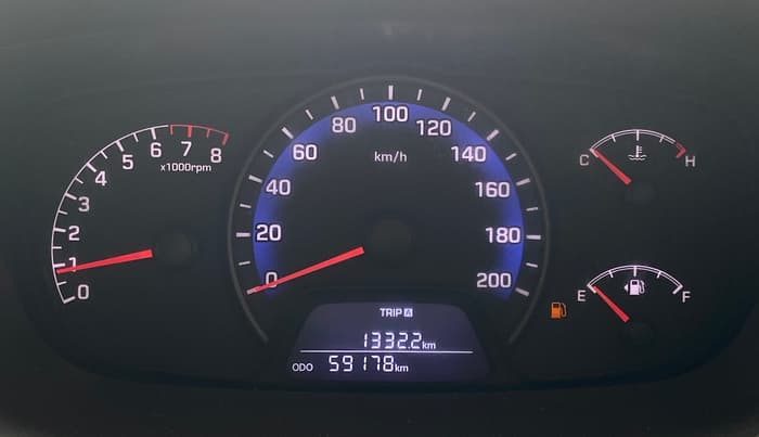 2017 Hyundai Xcent S 1.2, Petrol, Manual, 59,115 km, Odometer Image