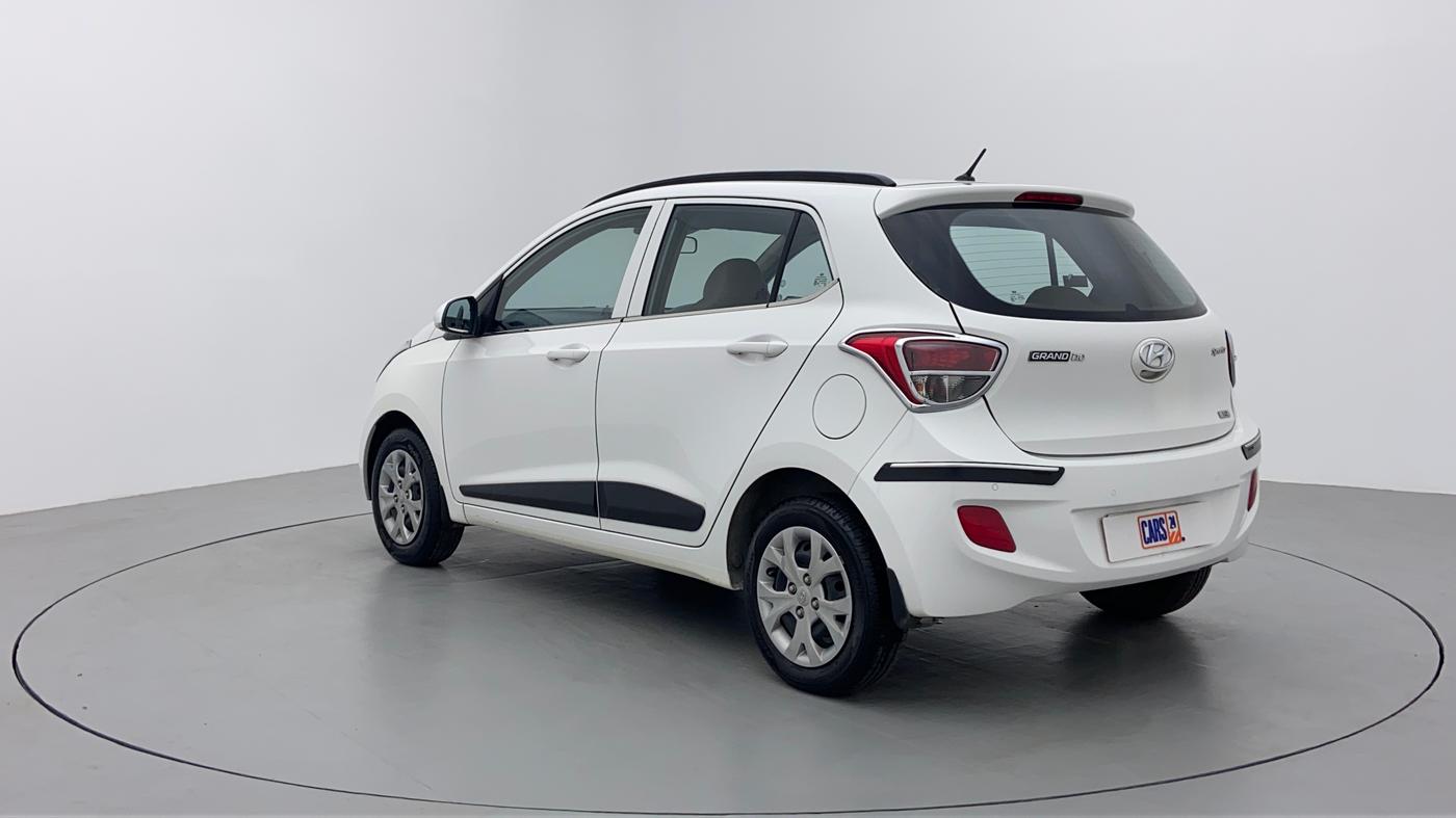 2016 Hyundai Grand i10 SPORTZ 1.2 KAPPA VTVT, Petrol, Manual, 6,976 km, Left Back Diagonal (45- Degree) View