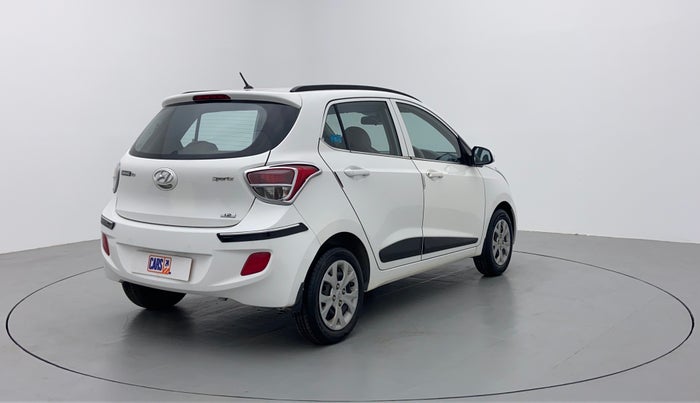 2016 Hyundai Grand i10 SPORTZ 1.2 KAPPA VTVT, Petrol, Manual, 6,976 km, Right Back Diagonal (45- Degree) View