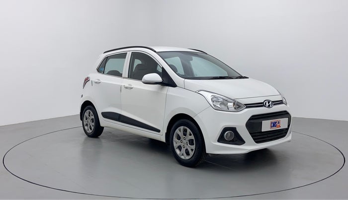 2016 Hyundai Grand i10 SPORTZ 1.2 KAPPA VTVT, Petrol, Manual, 6,976 km, Right Front Diagonal