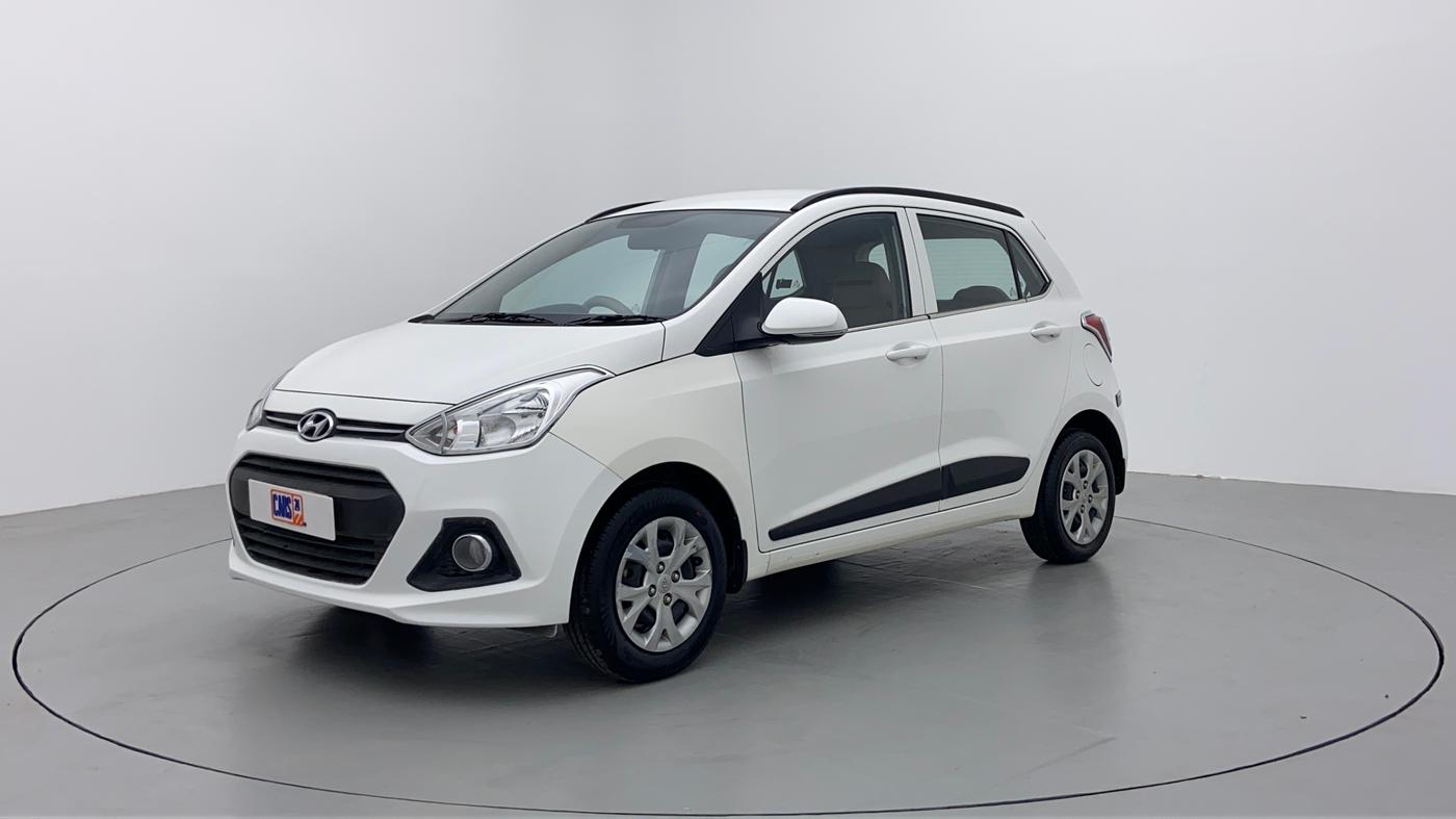 2016 Hyundai Grand i10 SPORTZ 1.2 KAPPA VTVT, Petrol, Manual, 6,976 km, Left Front Diagonal (45- Degree) View