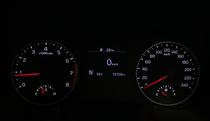 2022 KIA SELTOS HTX IVT 1.5 PETROL, Petrol, Automatic, 74,724 km, Odometer Image