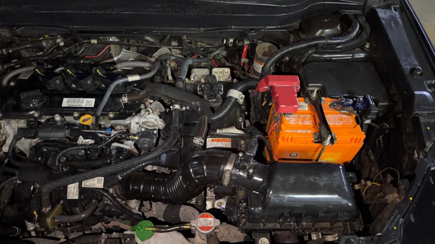 2023 Maruti Grand Vitara ZETA PLUS  HYBRID ECVT, Hybrid, Automatic, 75,590 km, Engine View - Left