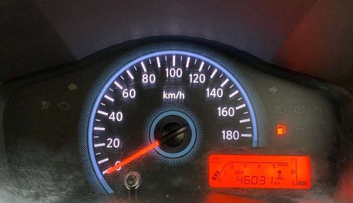 2017 Datsun Redi Go T(O) 1.0, Petrol, Manual, 46,031 km, Odometer Image