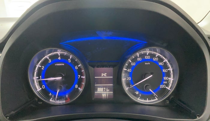 2016 Maruti Baleno DELTA PETROL 1.2, Petrol, Manual, 38,867 km, Odometer Image