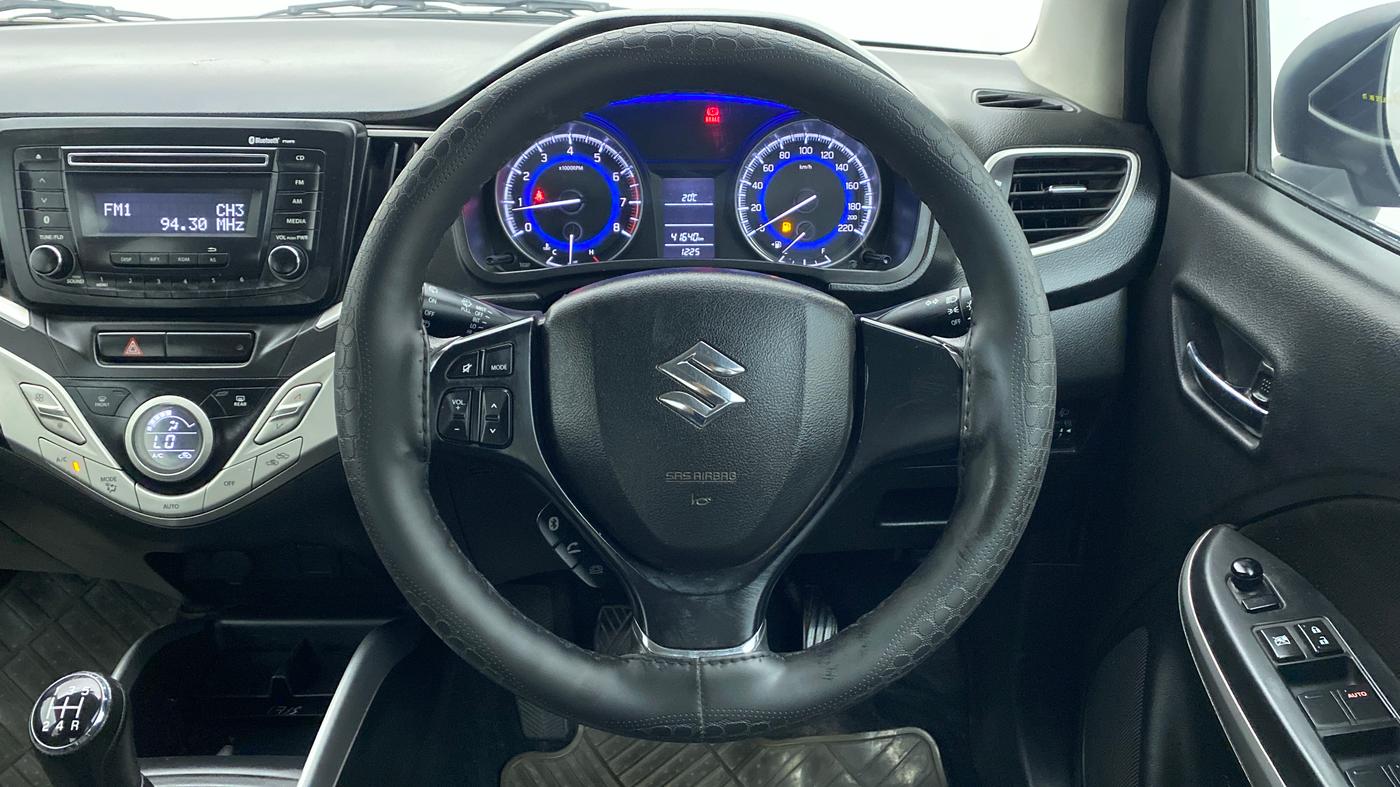 2017 Maruti Baleno DELTA 1.2 K12, Petrol, Manual, 41,711 km, Steering Wheel Close Up
