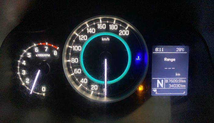 2017 Maruti IGNIS DELTA 1.2 AMT, Petrol, Automatic, 34,088 km, Odometer Image