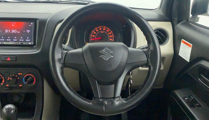 2019 Maruti New Wagon-R LXI CNG 1.0, CNG, Manual, 66,245 km, Steering Wheel Close Up