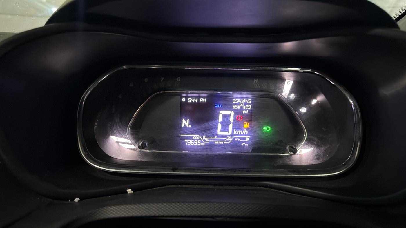 2021 Tata NEXON XZA PLUS SUNROOF PETROL, Petrol, Automatic, 73,686 km, Odometer Image
