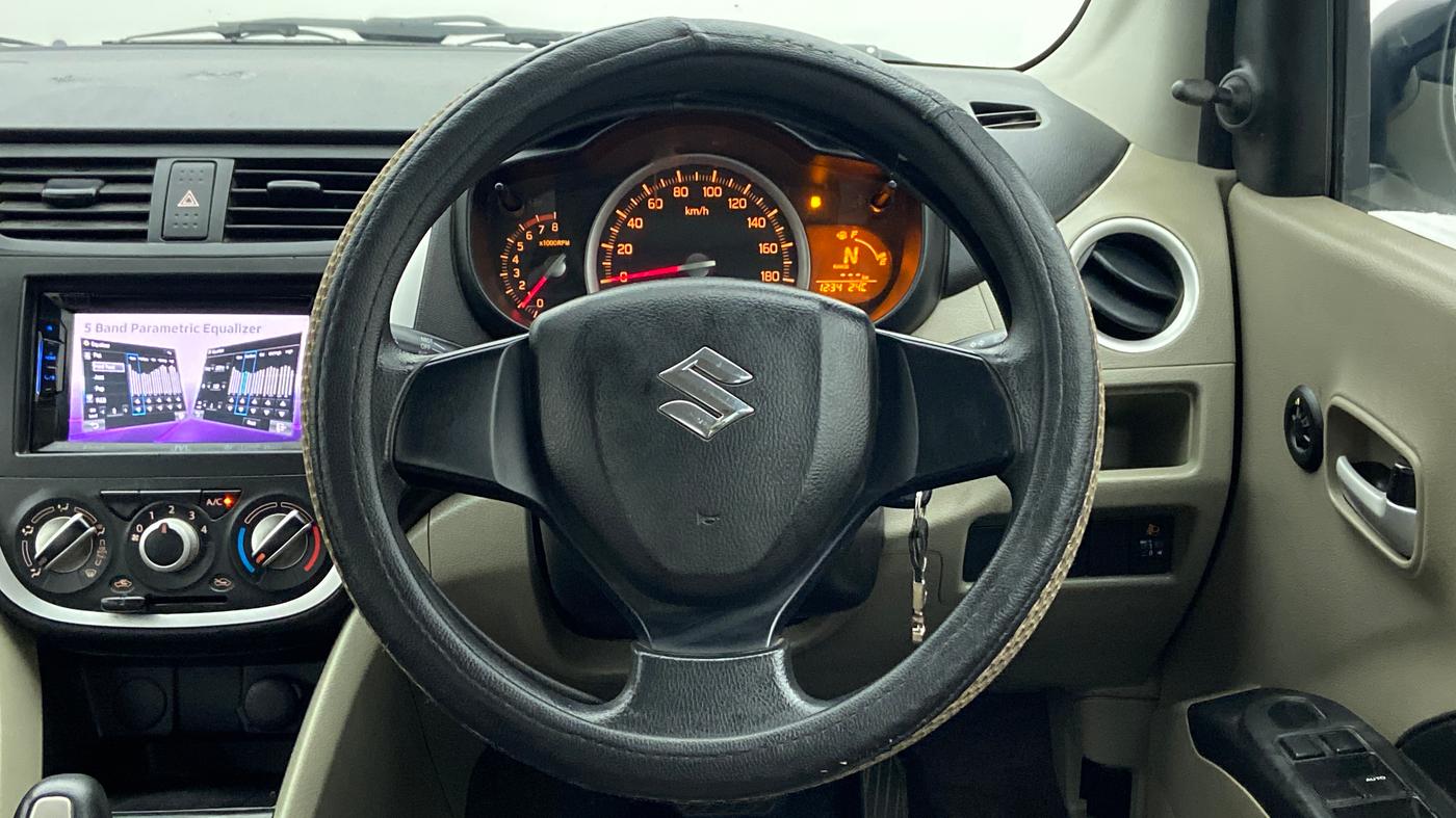 2015 Maruti Celerio VXI AT, Petrol, Automatic, 1,21,969 km, Steering Wheel Close Up