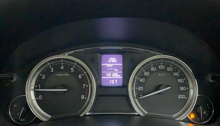 2016 Maruti Ciaz VXI+, Petrol, Manual, 49,187 km, Odometer Image