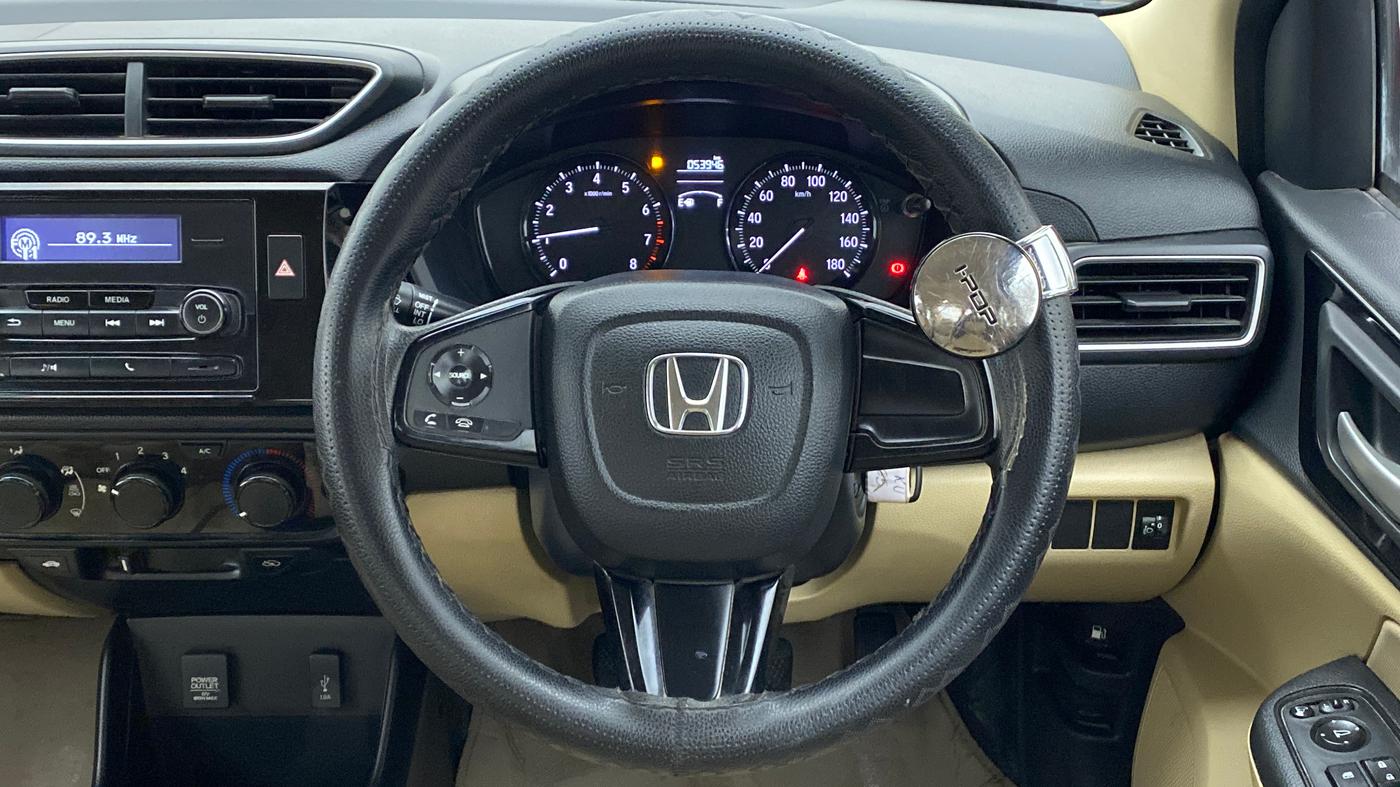 2019 Honda Amaze 1.2 SMT I VTEC, Petrol, Manual, 54,034 km, Steering Wheel Close Up