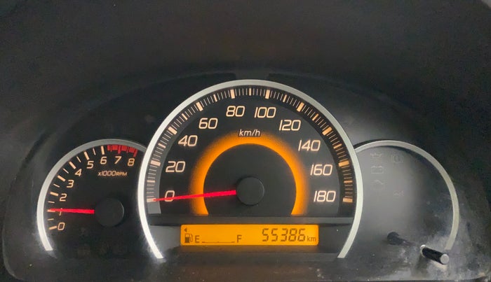 2015 Maruti Wagon R 1.0 VXI, Petrol, Manual, 55,386 km, Odometer Image