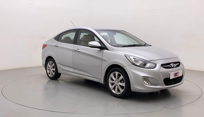 2012 Hyundai Verna FLUIDIC 1.6 VTVT SX, Petrol, Manual, 88,309 km, Right Front Diagonal