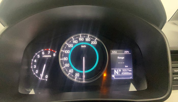 2018 Maruti IGNIS DELTA 1.2 AMT, Petrol, Automatic, 45,849 km, Odometer Image