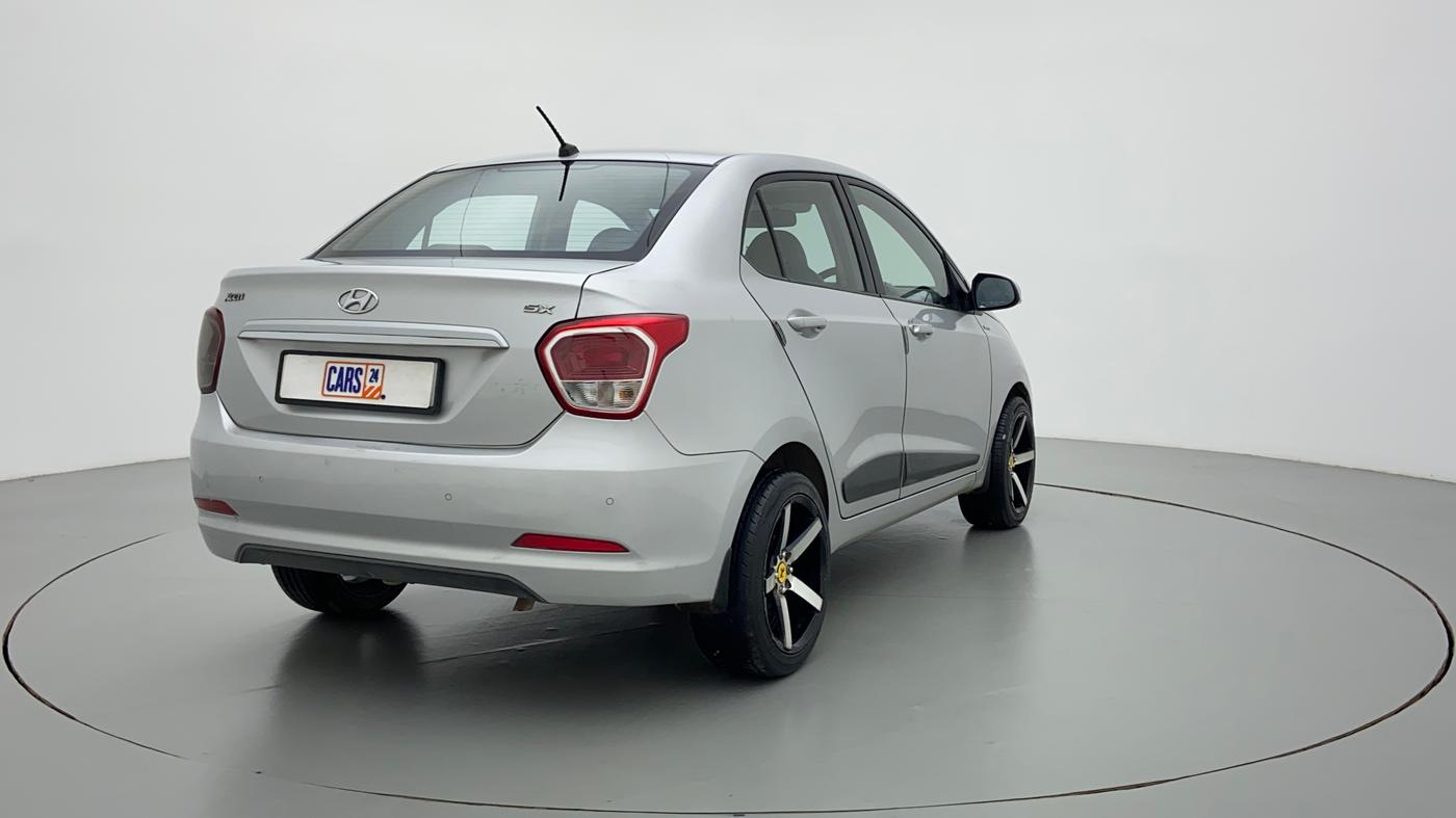 2014 Hyundai Xcent S 1.2, Petrol, Manual, 1,01,135 km, Right Back Diagonal