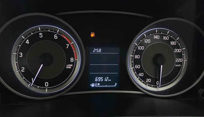 2018 Maruti Dzire VXI, Petrol, Manual, 69,508 km, Odometer Image