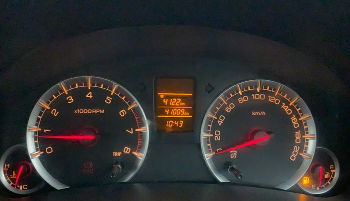 2016 Maruti Swift VXI, Petrol, Manual, 41,009 km, Odometer Image
