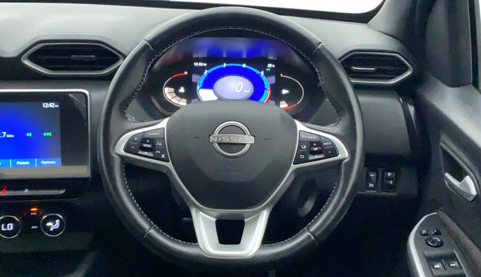 2022 Nissan MAGNITE XV PREMIUM TURBO, Petrol, Manual, 16,347 km, Steering Wheel Close Up